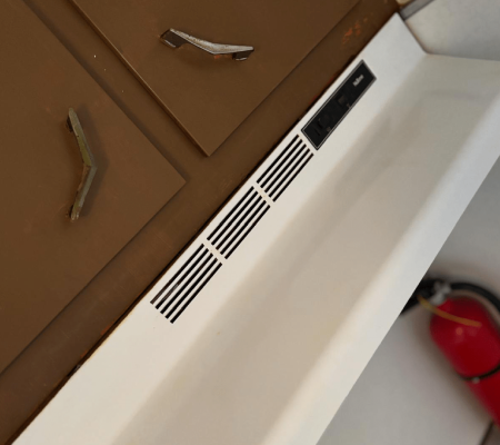 Range hood after cleaning