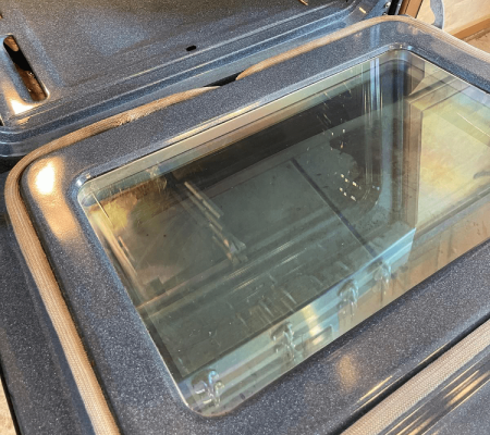 Oven after cleaning