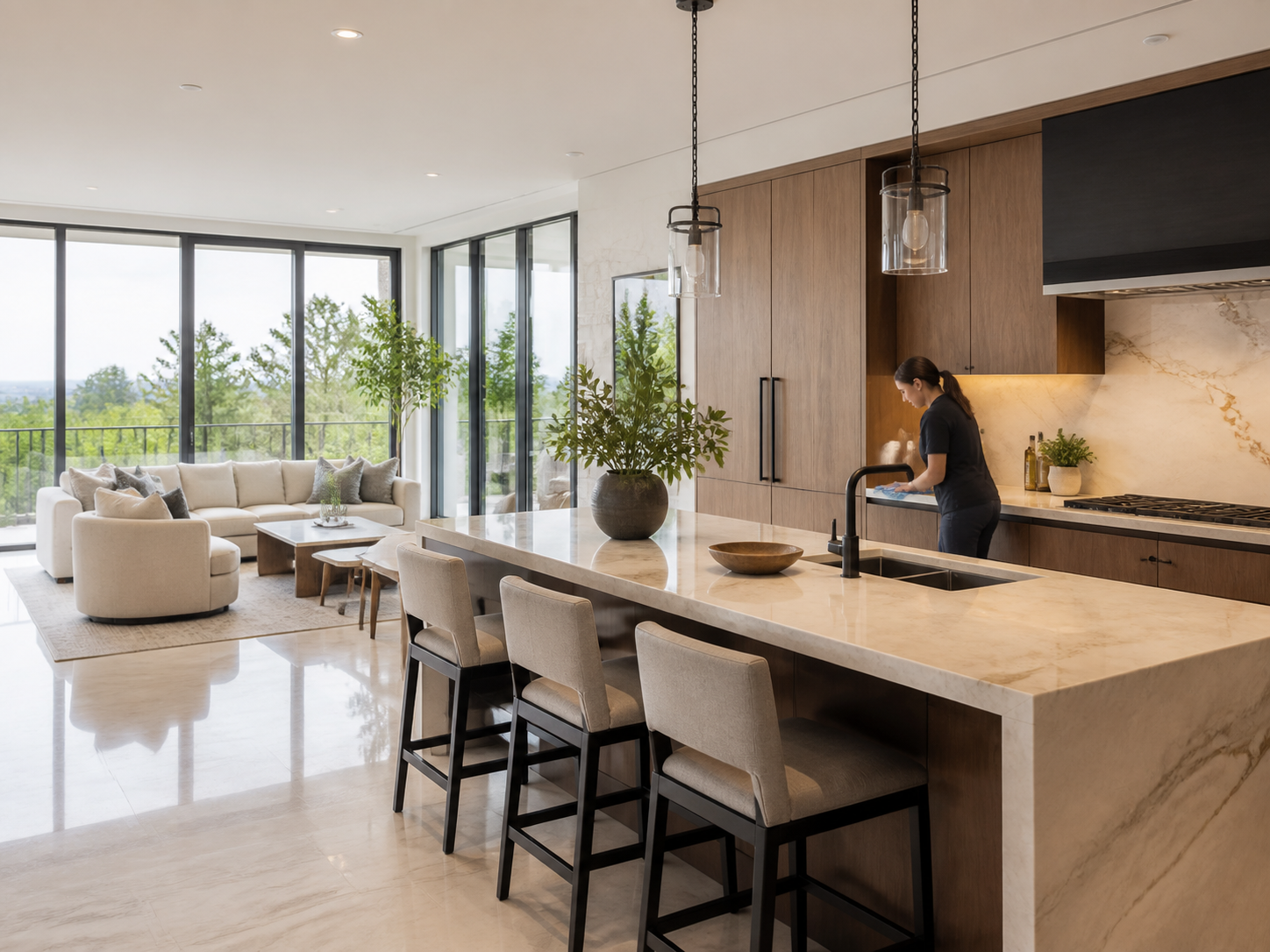 Post-construction clean-up